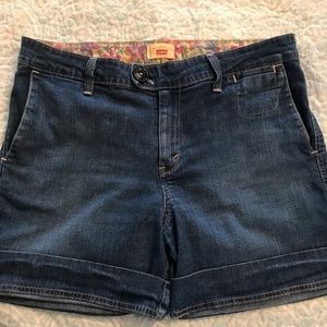 Levi’s tab twill shorts denim